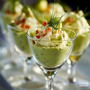 Recette Apéritif : Mousse de Crabe et d'Avocat