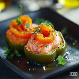 Poivron Farci au Saumon