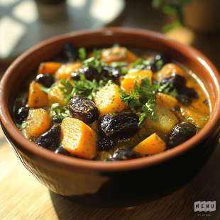Tajine Végétarien aux Pruneaux