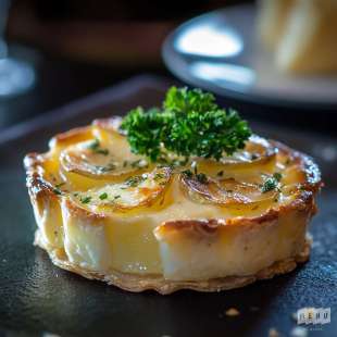 Tarte au Camembert et Pomme de Terre