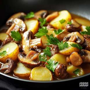 Poêlée de Champignons aux Pommes de Terre