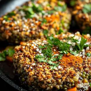 Steak Végétarien aux Lentilles