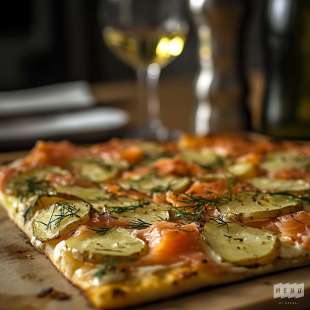 Pizza Saumon Pomme de Terre