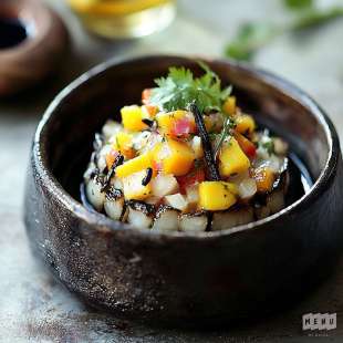 Tartare de Dorade à la Vanille et à la Mangue