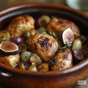 Tajine de Poulet aux Figues