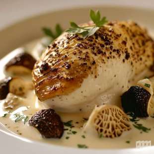 Suprêmes de Chapon aux Morilles