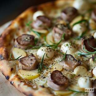 Pizza au Foie Gras