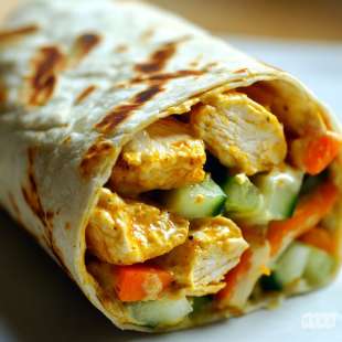 Wrap Poulet Curry