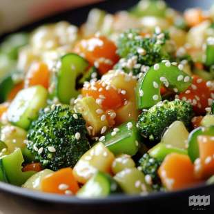 Sauté de Légumes aux Graines de Sésame