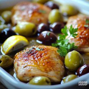 Poulet aux Olives et Citron