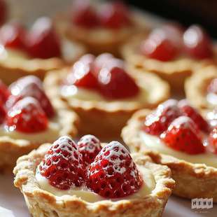 Tartelettes Amandines aux Fraises