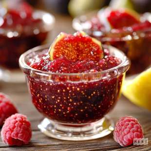 Confiture de Figues et de Framboises