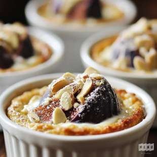 Mini Clafoutis de Figues aux Amandes Maison