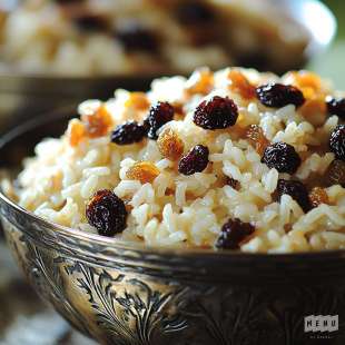 Riz Pilaf aux Raisins Secs Maison