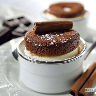 Soufflés au Chocolat et à la Cannelle
