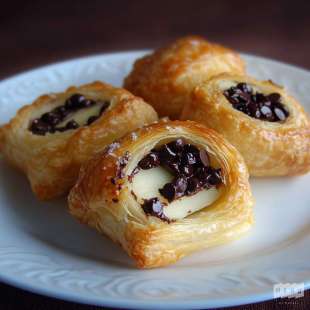 Roulé de Poires aux Pépites de Chocolat