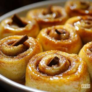 Roulés aux Pommes et à la Cannelle