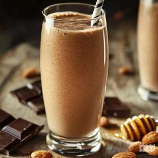 Smoothie au Lait d'Amande et au Chocolat