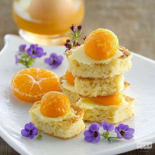 Palet au Beurre de Mandarine et Eau de Fleurs d'Oranger