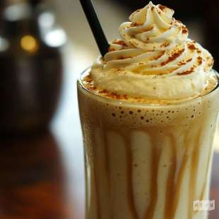 Café Frappé au Lait Glacé