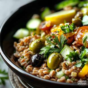 Salade de Blé aux deux Olives