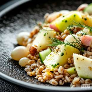 Salade de Blé Croquante à la Pomme