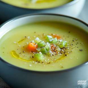 Soupe aux Poireaux et aux Carottes