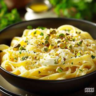 Tagliatelle au Parmesan et Pistaches