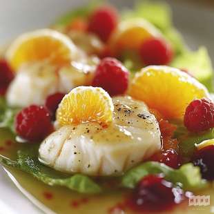 Salade de Lotte à l'Orange