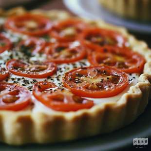 Tarte à la Tomate Moutarde