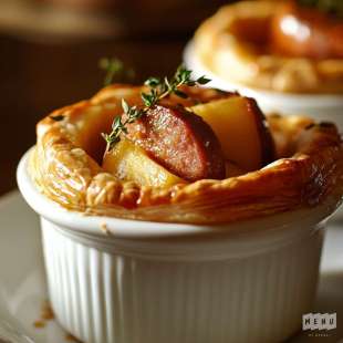 Tarte à l'Andouille et aux Pommes