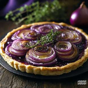 Tarte aux Oignons Rouges