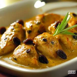 Poulet à la Crème au Curry