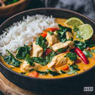 Poulet au Curry Thaï