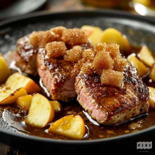 Magret de Canard aux Pommes et au Cidre