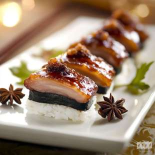 Sushis au Canard Laqué
