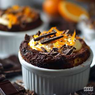 Soufflé au Chocolat et à l'Orange