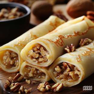 Palacsintas aux Noix (crêpes Hongroises)