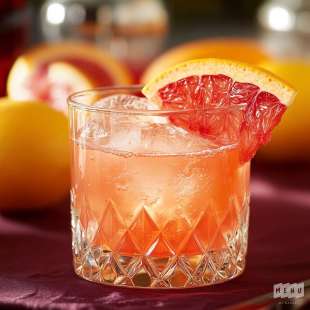 Cocktail au Jus de Pamplemousse Rosé