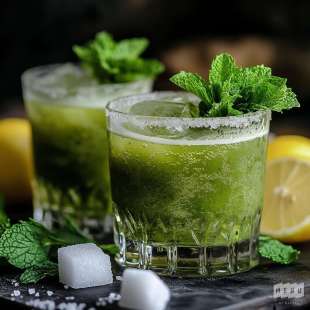Cocktail au Matcha