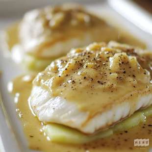 Saint Pierre à la Sauce Moutarde et Purée de Cèleri Rave