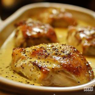Suprêmes de Chapon à la Moutarde