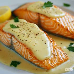 Pavé de Saumon Sauce Hollandaise