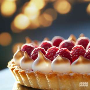 Tarte Framboise Meringuée
