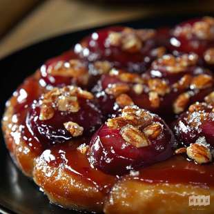 Tatin de Prunes aux Noix