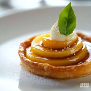 Tarte aux Pommes et Caramel Beurre Salé