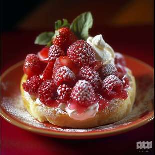 Tartelette Bavaroise aux Fraises et Framboises