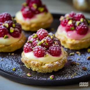 Tartelettes aux Framboises Chantilly