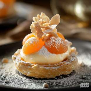 Tarte aux Abricots et Nougat