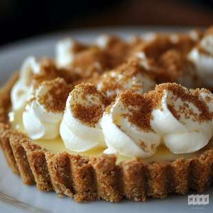 Tarte au Chocolat Blanc et Speculoos